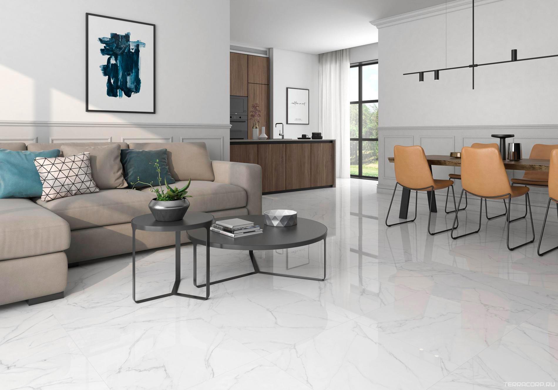 Керамогранит Pamesa Cr.Lincoln Lux White 6 мм pol/rett 120X280 Белый, фото 1
