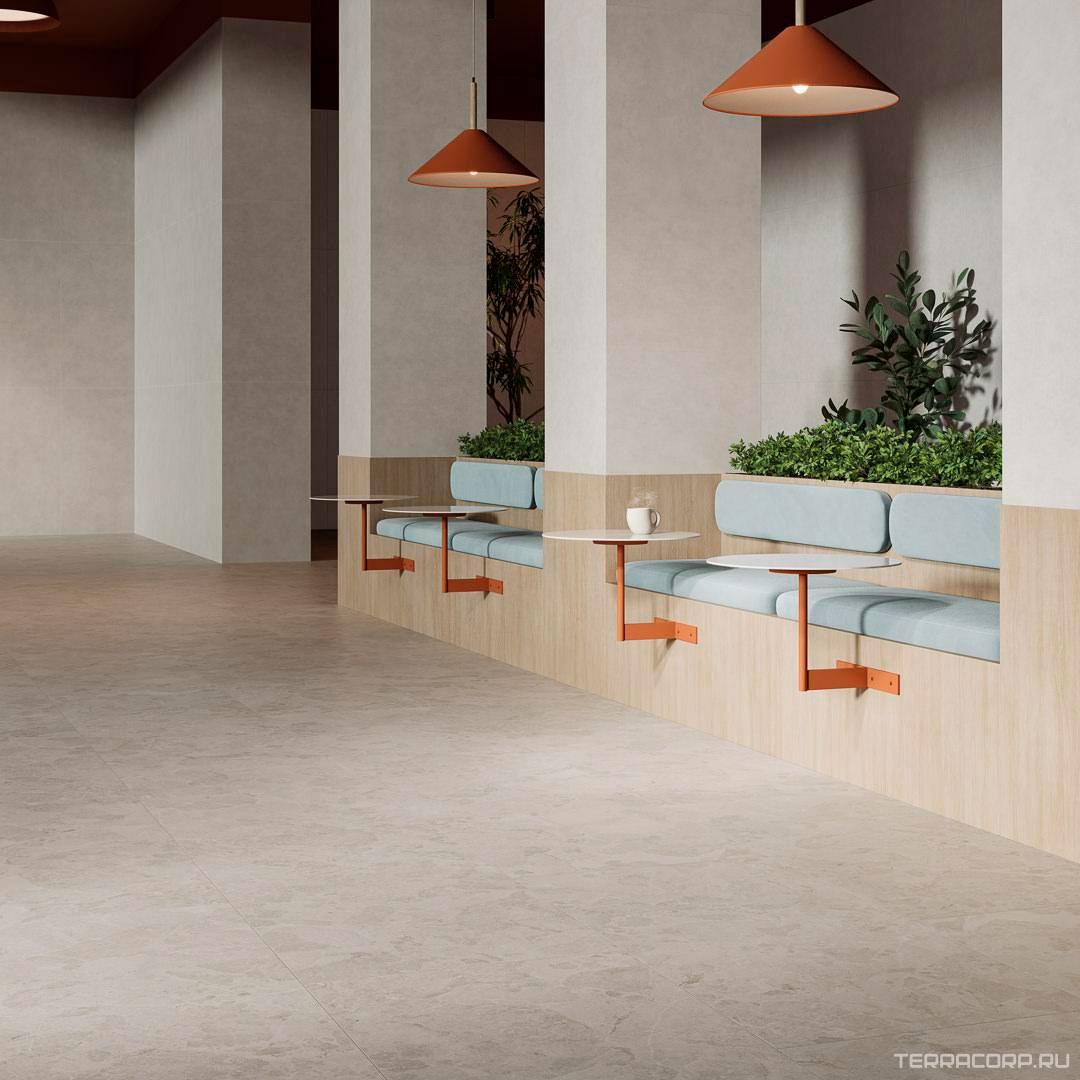 Керамогранит Kerama Marazzi Сплит бежевый светлый матовый обрезной 60x119,5, фото 4