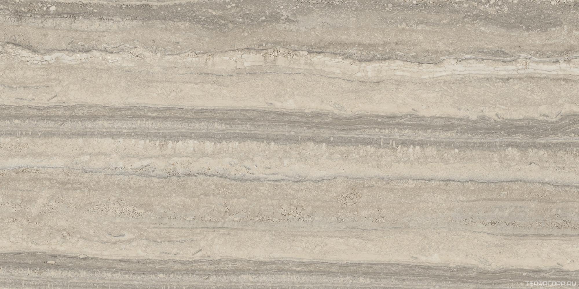 Керамический гранит (керамогранит) Alpas Euro Eco Travertine Noche 3010 matt 60x120 Коричневый, фото 1