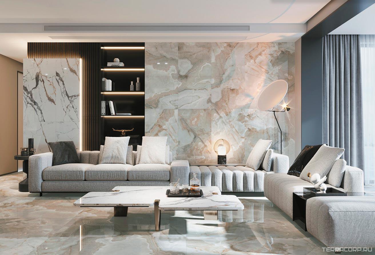Керамогранит FMAX FMAX 60x120 Pearl glossy 60x120 KLZZ Бежевый, фото 1