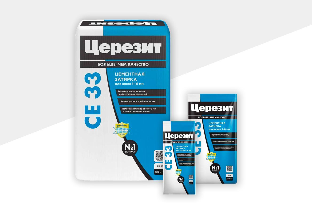 Затирка 1-6 мм 82-голубой 2 кг. ZZ Церезит CE 33 2092750, фото 1