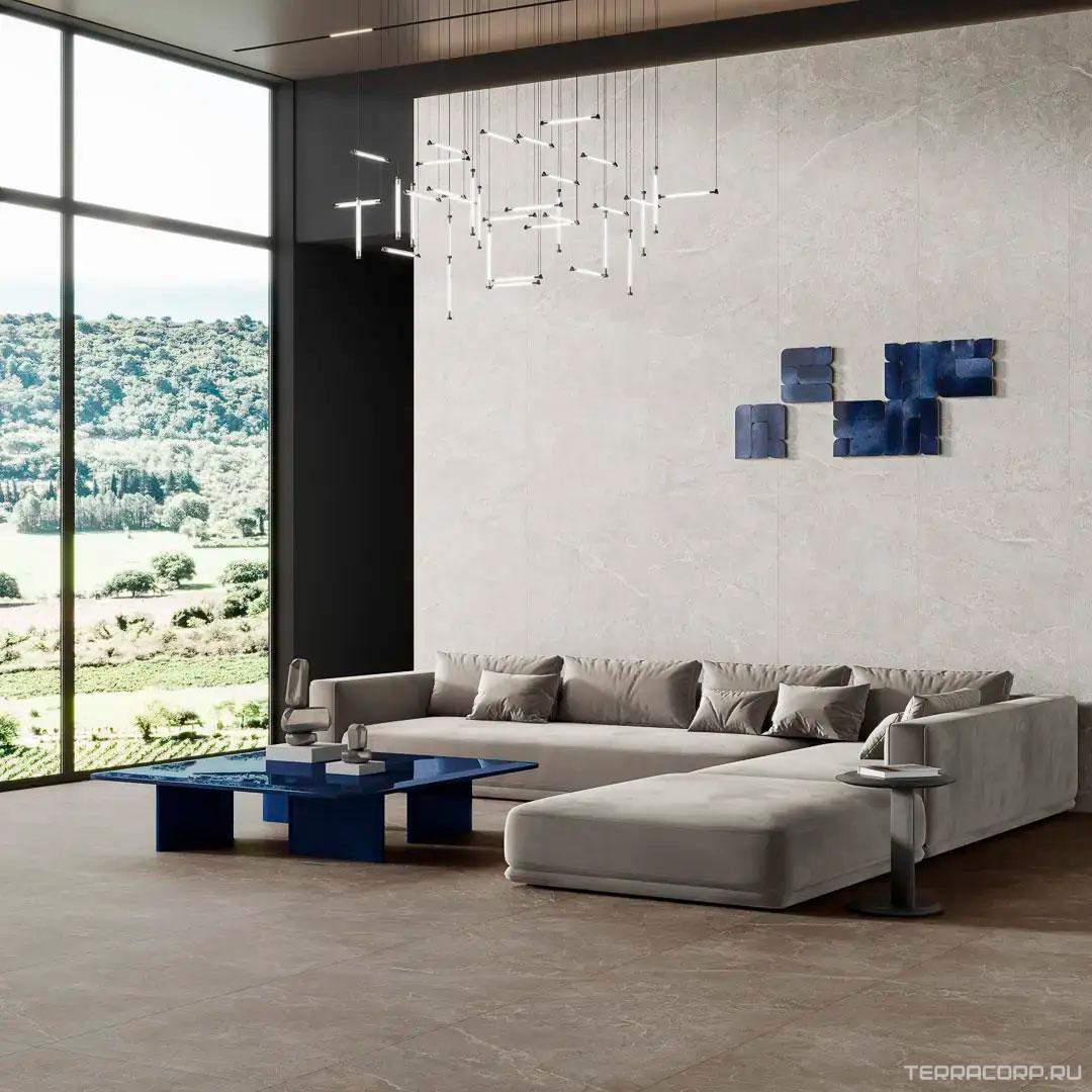 Керамическая плитка Kerama Marazzi Модульное панно Силуэт синий 30х30х1,6 Синий, фото 1