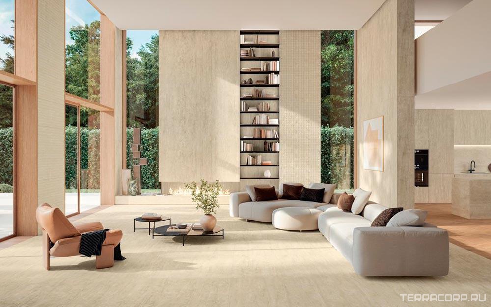 Керамическая плитка Atlas Concorde Italy MARVEL T Marvel T 3D Qube Navona Sand matt 50x120 Бежевый, фото 1
