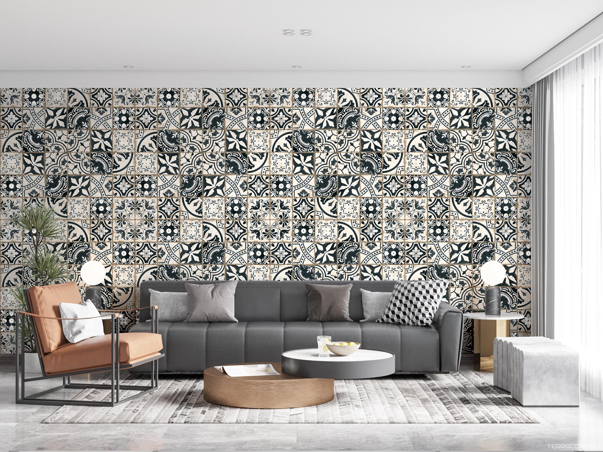 Керамогранит Alpas Euro Savona Matt 20x20 Комбинированный, фото 1