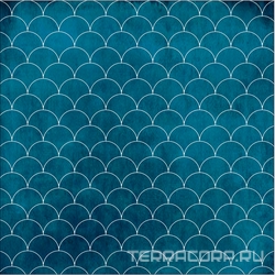 Мозаика ONDA  Модульное панно FishScale (FIS.005) (n057127) 27x28,3 Синий 