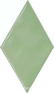 Керамическая плитка Kerama Marazzi Риад Декор  зелёный светлый глянцевый 13,5x7,8x0,9 Зеленый 