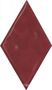 Керамическая плитка Kerama Marazzi Риад Декор  бордовый глянцевый 13,5x7,8x0,9 Бордовый 