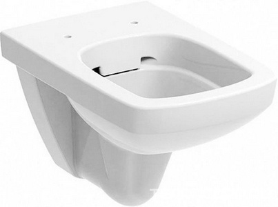 Унитаз подвесной 350х530мм, безободковый Rimfree®, без сиденья,  ZZ Geberit Selnova Square 500.275.01.1