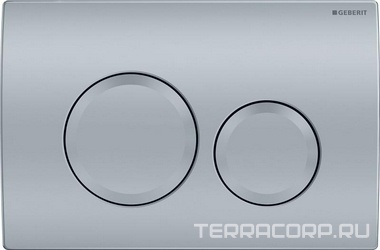 Клавиша смыва монтажного элемента для инсталляции, хром матовый, Delta  ZZ