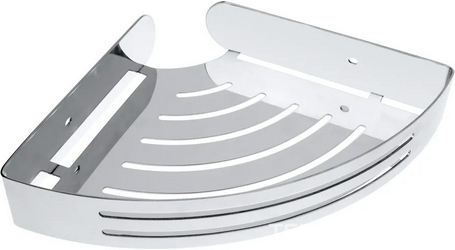 Полка-решетка (мыльница), угловая.311x210xh45мм, (цв.хром), Cytro ZZ