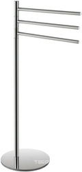 Стойка с тройным поворотным держателем для полотенец, 370хh850мм, (цв.хром), Omega ZZ