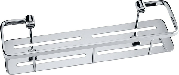 Полка для ванной 400x110xh75мм, (нерж.сталь, цв.хром), Cytro ZZ