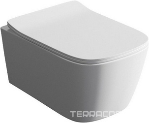 Унитаз подвесной 36х52см, ТУРБО СМЫВ THE REEL, БЕЗ сиденья, крепёж в компл., (цв.белый), A16 ZZ