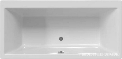 Ванна 180х80см, без ножек/рамы, панелей, слива-перелива, (акрил цв.белый), Kero ZZ