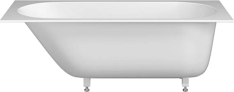 Ванна 1800х800хh600мм, встраив., литой камень S-sense глянец цв.белый, на регулируемых опорах, БЕЗ слива-перелива,  ZZ Salini Ornella 102312G