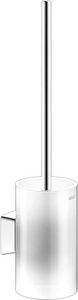 Ёрш настеный, колба хрусталь матовый, вставляемая пластиковая колба, держатель цв.хром, с клеевым комплектом,  ZZ Keuco Aveno 14664 019000