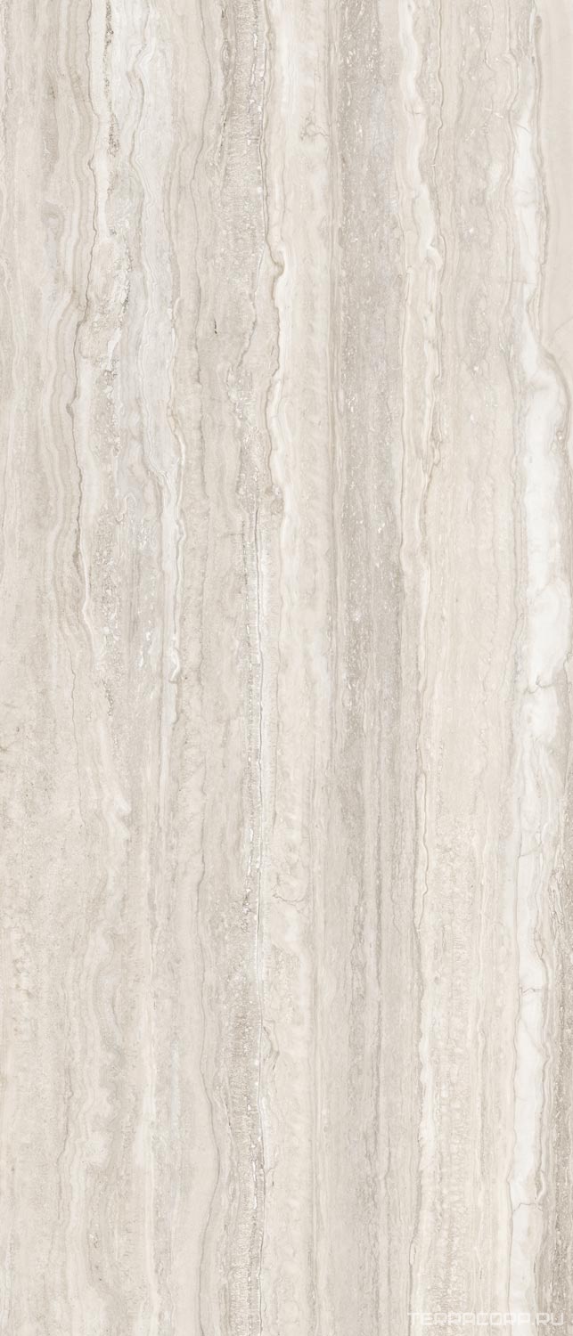 Керамогранит Exterior Ceramica Big Size Slabs Travertino Sand Legasy 6mm 120х280 Серый, фото 4