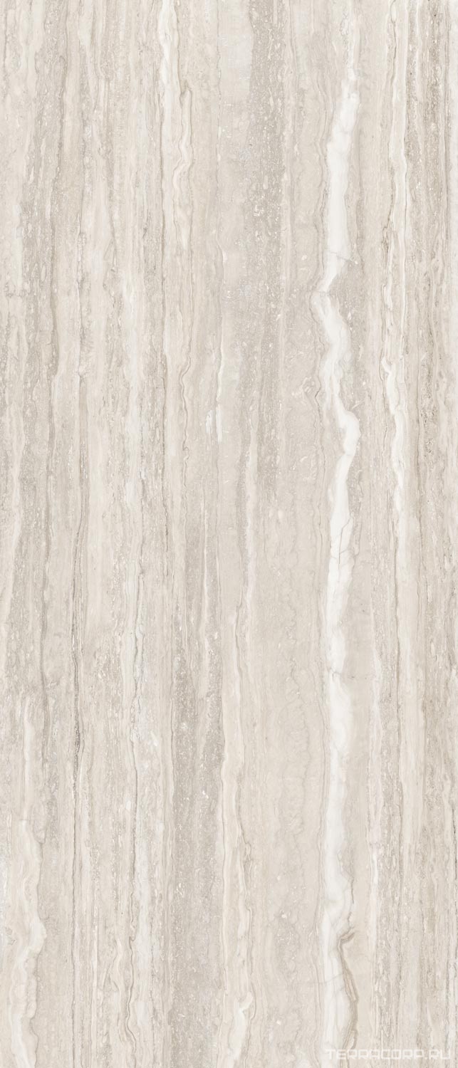 Керамогранит Exterior Ceramica Big Size Slabs Travertino Sand Legasy 6mm 120х280 Серый, фото 3