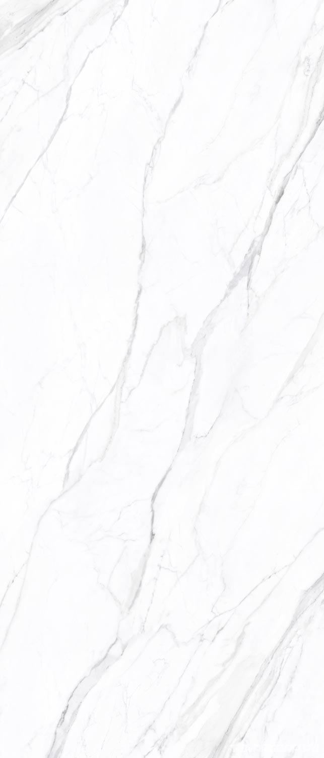 Керамогранит Exterior Ceramica Big Size Slabs Statuario Bianco Vetro 6mm120х280 Белый, фото 5