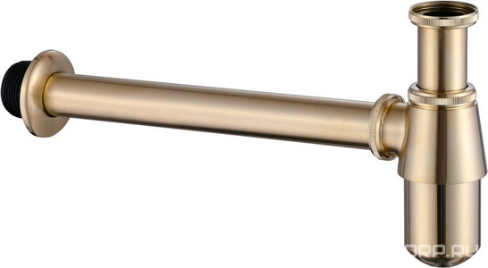 Сифон для раковины, 1 1/4, (латунь, цв.золото матовое), Abber ZZ Abber Универсал AF0032G