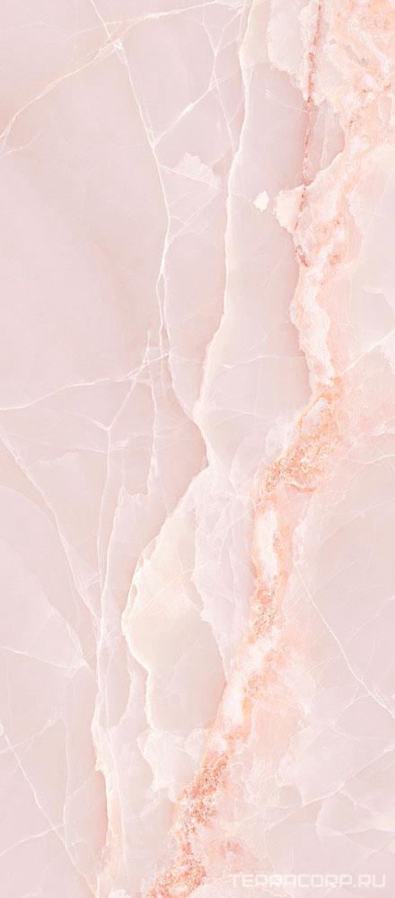 Керамогранит Emil Ceramica Tele Di Marmo Onyx Onyx Pink Lap 6.5 mm 120x278 Розовый, фото 3