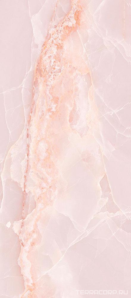 Керамогранит Emil Ceramica Tele Di Marmo Onyx Onyx Pink Lap 6.5 mm 120x278 Розовый, фото 6