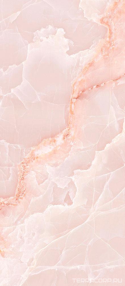 Керамогранит Emil Ceramica Tele Di Marmo Onyx Onyx Pink Lap 6.5 mm 120x278 Розовый, фото 7