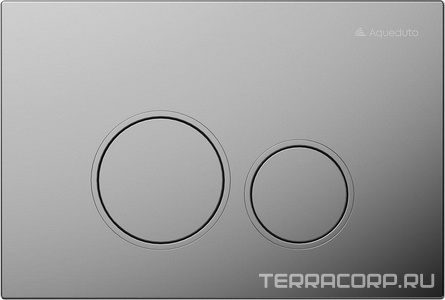 Компл.: унитаз подвесн.,безободк.Tornado 520х370мм, цв.белый глянц., сиденье с микрол,,инстал. д/унит, крепёж, клавиша смыва Circulo цв.хром,  ZZ Aqueduto Macio AQDS359T