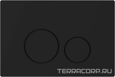 Кнопка двойного смыва, пневм., для инсталляции д/унитаза, (цв.черный), Priority 4.0 ZZ