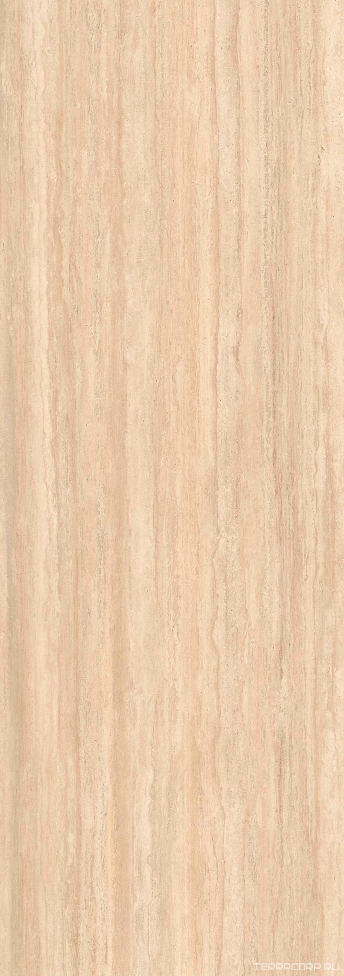 Керамогранит Laminam Rus Hado Travertino Beige Bocciardato 5,6 120x300 Бежевый, фото 5