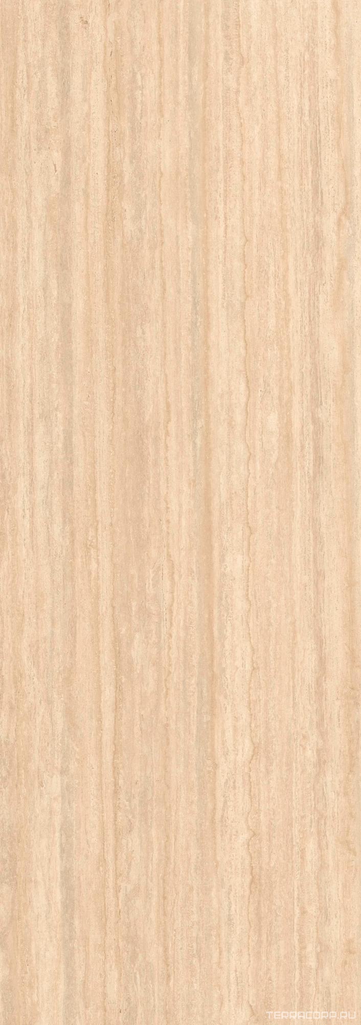 Керамогранит Laminam Rus Hado Travertino Beige Bocciardato 5,6 120x300 Бежевый, фото 4