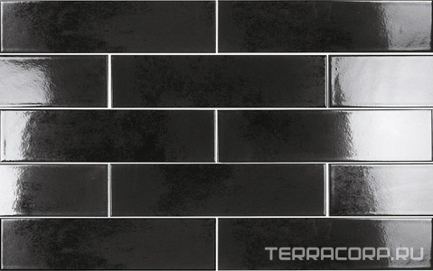 Керамическая плитка APE Ceramica Reality  Night 7,5x30 Черный 
