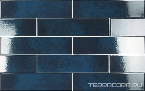 Керамическая плитка APE Ceramica Reality  River 7.5x30 Синий 