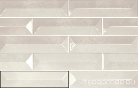 Керамическая плитка APE Ceramica Reality Spectrum Wind  7.5x30 Бежевый 