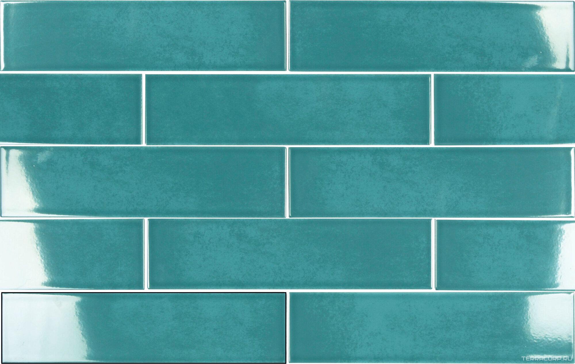 Керамическая плитка APE Ceramica Reality Acqua 7,5x30 Голубой, фото 4