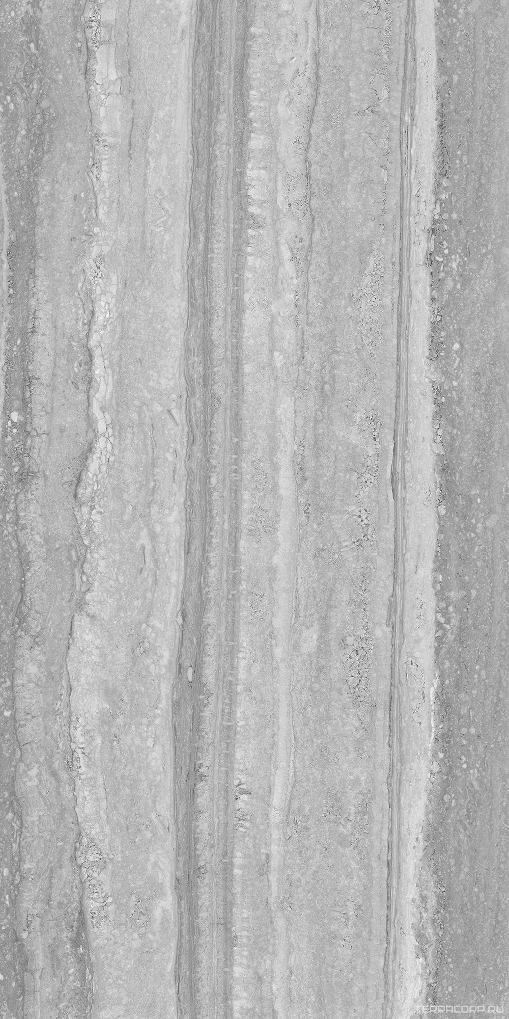 Керамогранит Alpas Euro Travertine Tivoli Di Bianco Full body lappato 60x120 Белый, фото 6
