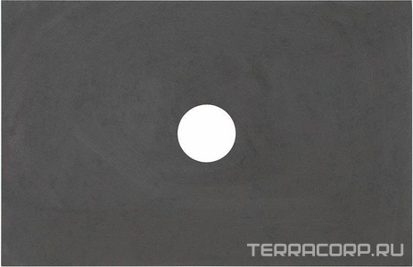 Столешница на тумбу 710x461хh10мм, с отверстием для сифона, без отверстия для смесителя, (керамогранит цв.графит),  ZZ Allen Brau Reality 1.32022.G