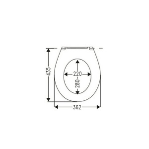 Сиденье для унитаза, (цв. 01 белый),  ZZ Villeroy & Boch O.Novo 8M436101