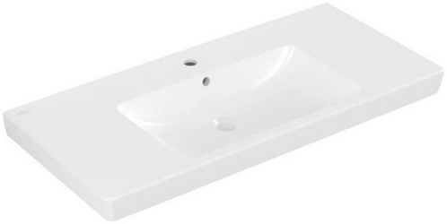 Раковина 1000х480 мм, с 1 отв.д/смесит., (установка на тумбу), (цв. R1 White ceramicplus) Subway 2.0 ZZ