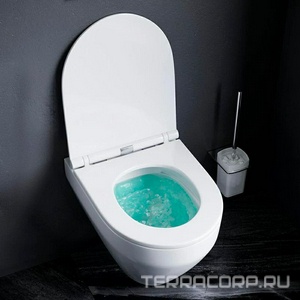 Унитаз подвесной, безободковый, цвет белый, БЕЗ крышки-сиденья арт.C707857WH AMPM spirit v2.0 C701700WH