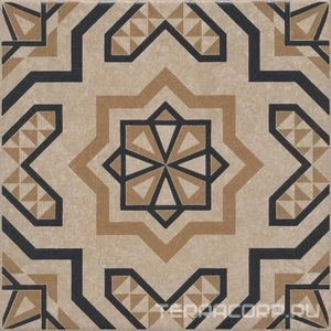 Керамогранит Kerama Marazzi Касабланка Декор  бежевый светлый матовый 20x20x0,8 Бежевый 