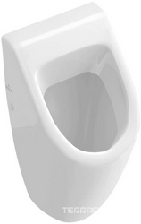 Писсуар 285x535x315мм,с отв. д/крепл.крышки, (без крышки, сифона...), скрытый подвод воды, крепёж в комп, (цв.R2 Star white ceramicplus), Subway2.0 KL