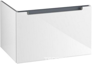 Тумба 637хh420х454мм, для раковин 7113 FA/FB/FC, 1 выдв.отдел., 1 контейнер д/аксес., крепёж в комп., (цв. DH Glossy White) Subway2.0 ZZ