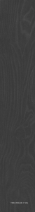 Керамогранит Kerama Marazzi Манифик  вуд чёрный матовый обрезной 20x119,5x0,9 Черный 