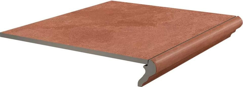 Ступени Kerama Marazzi Хадду Ступень фронтальная  красный матовый 40,2x34x0,8 Красный 