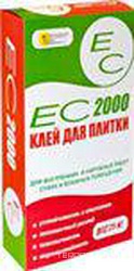 Клей д/плитки ЕС 2000, 25кг (54 шт/поддон)
