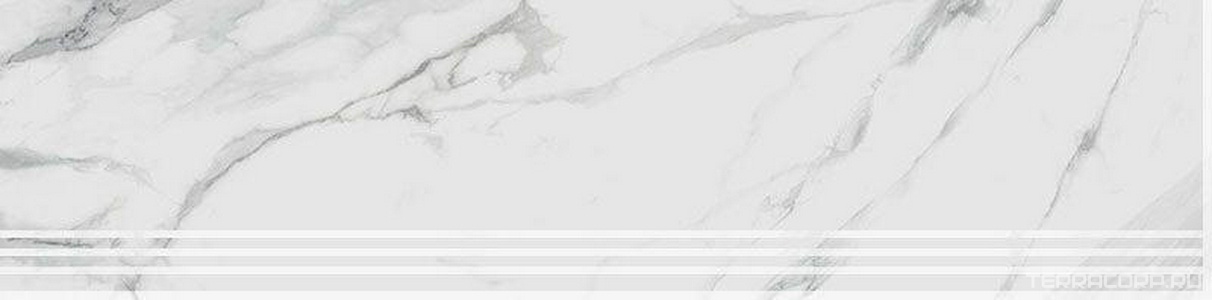 Ступени Kerama Marazzi Монте Тиберио Ступень   Техно  (закругление с передней и левой сторон) СП 29,6х119.5 Серый 