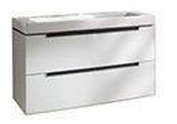 Тумба 787хh520х449мм,для раковин 800мм,(2 выдв.отдел,3 контейн.д/акс,4 алюм.штанги,2стекл.перегор.(цв.DH Glossy White,ручка цв.хром глянц)Subway 2.0ZZ