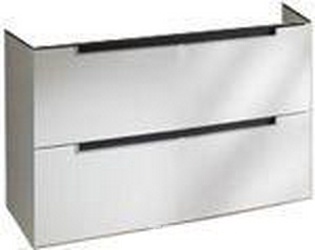 Тумба 537хh421х423мм, д/раковины 550мм, (1 выдв.отдел., 1 контейнер д/аксес., крепёж в комп., (цв. DH Glossy White) Subway 2.0 ZZ