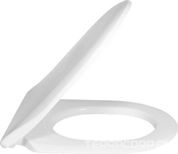 Сиденье для унитаза (тонкое Slimseat), с микролифтом, крепления в компл., (цв. 01 white),  Villeroy & Boch Subway 2.0 9M78S101